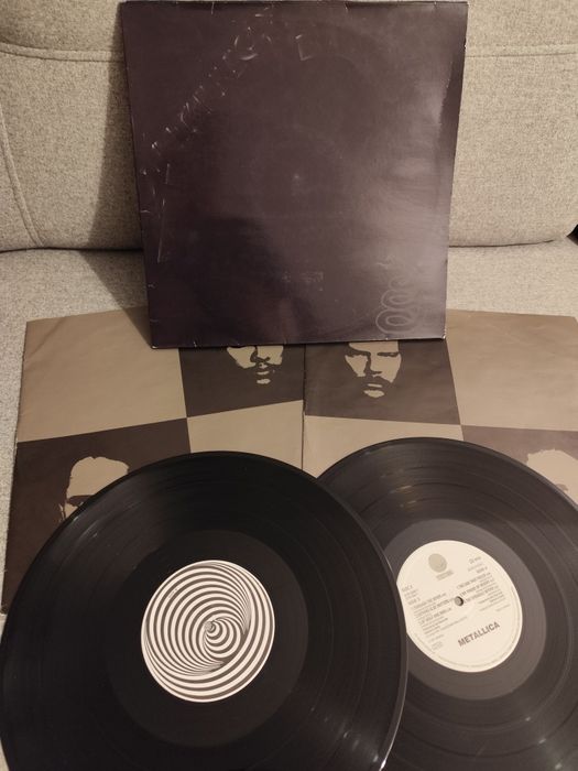 Metallica - Black Album - winyl 1 press 1991 , Vertigo Swirl , super stan