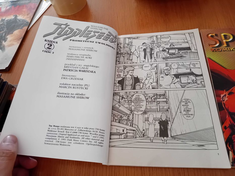 Tm Semic Top Manga 98/1 99/1 Prometeusz Uwolniony