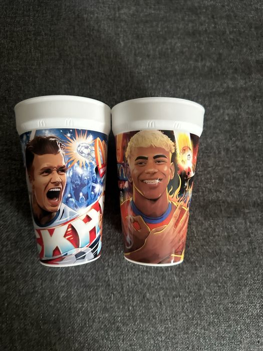 Copos McDonalds Beckham e Yamal