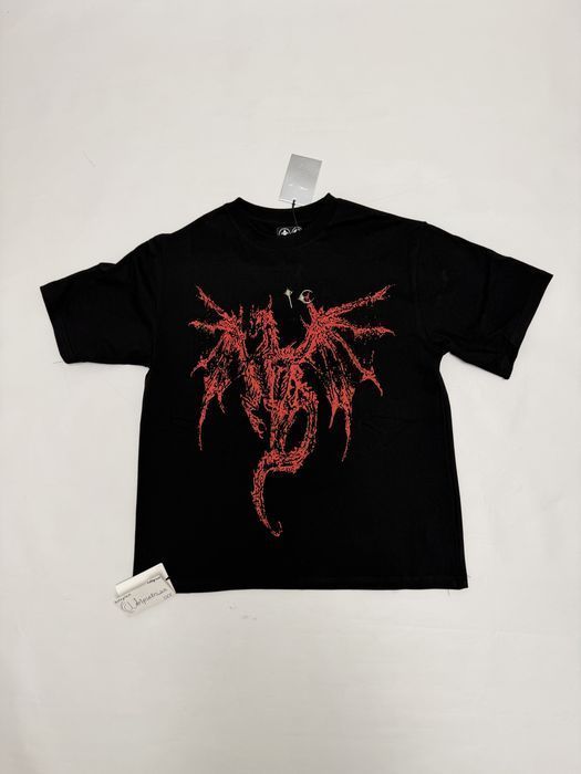 футболка Thug Club Dragon tee black S M L vetements rick owens balenciaga project gr