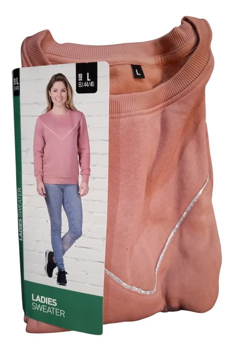 Damska bluza / sweter różowy rozmiar L (44/46)