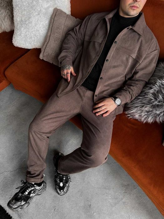 Чоловічий костюм Сорочка + Брюки / Мужская рубашка + штаны Комплект