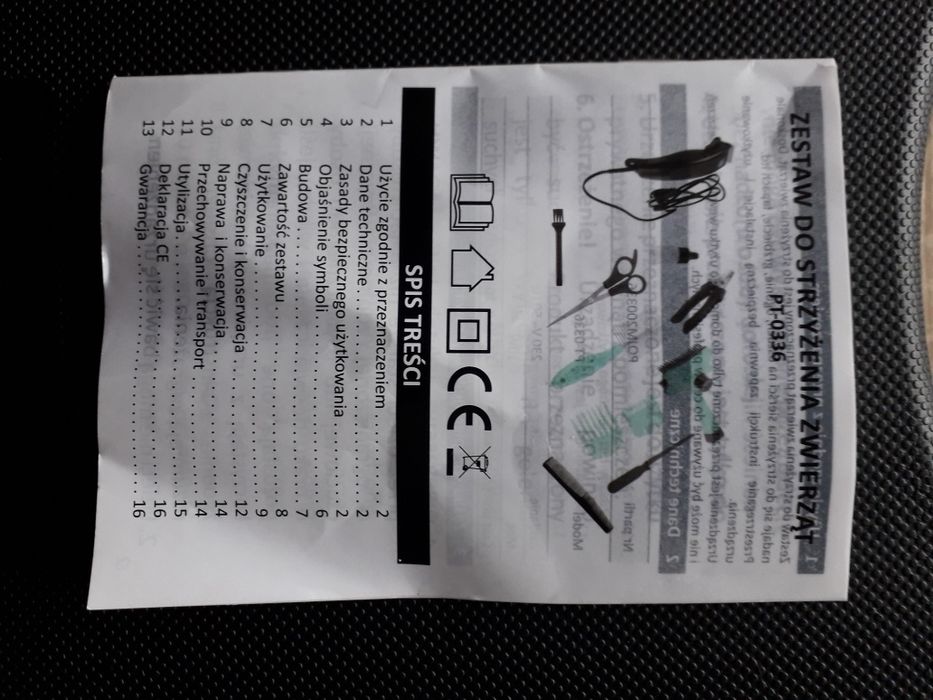 Sprzedam zestaw do strzyżenia zwierząt