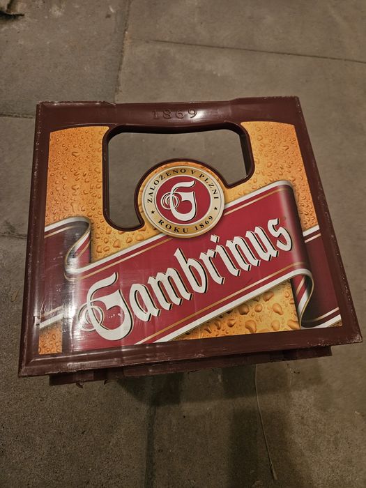 Skrzynka na butelki Gambrinus
