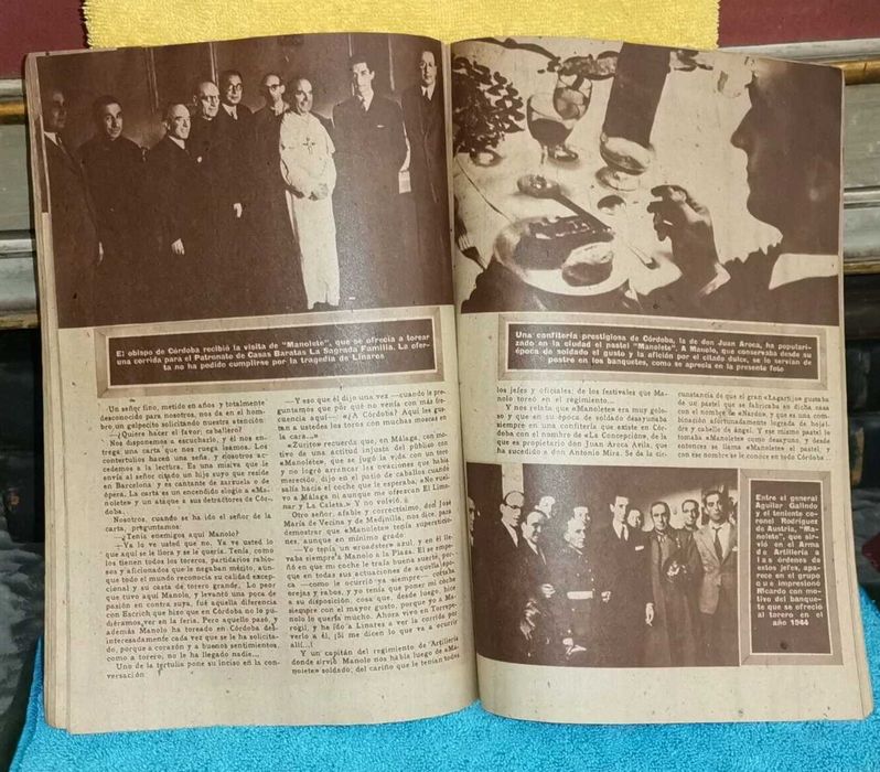 LIVRO - ¡Manolete! El dolor de su vida y la tragedia de su muerte 1948