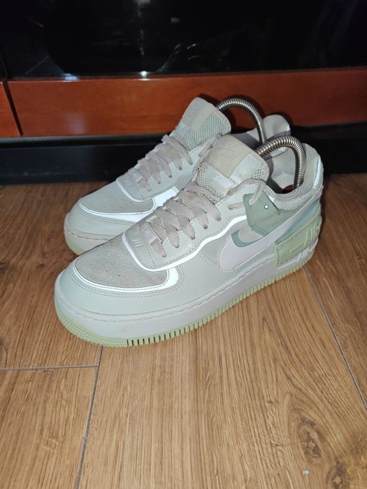Damskie śliczne sneakersy Nike Wmns Air Force 1 Shadow r 38.5 BDB+!