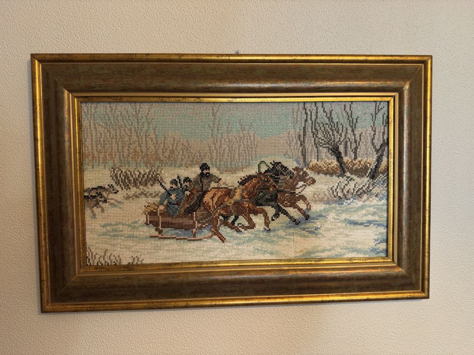 Obraz ręcznie tkany gobelin