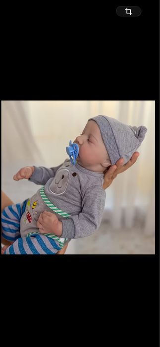 Лялька реборн Reborn Levi Левік мʼяконабивним тілом хлопчик пупс кукла