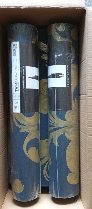 Tapeta z złotym wzorem