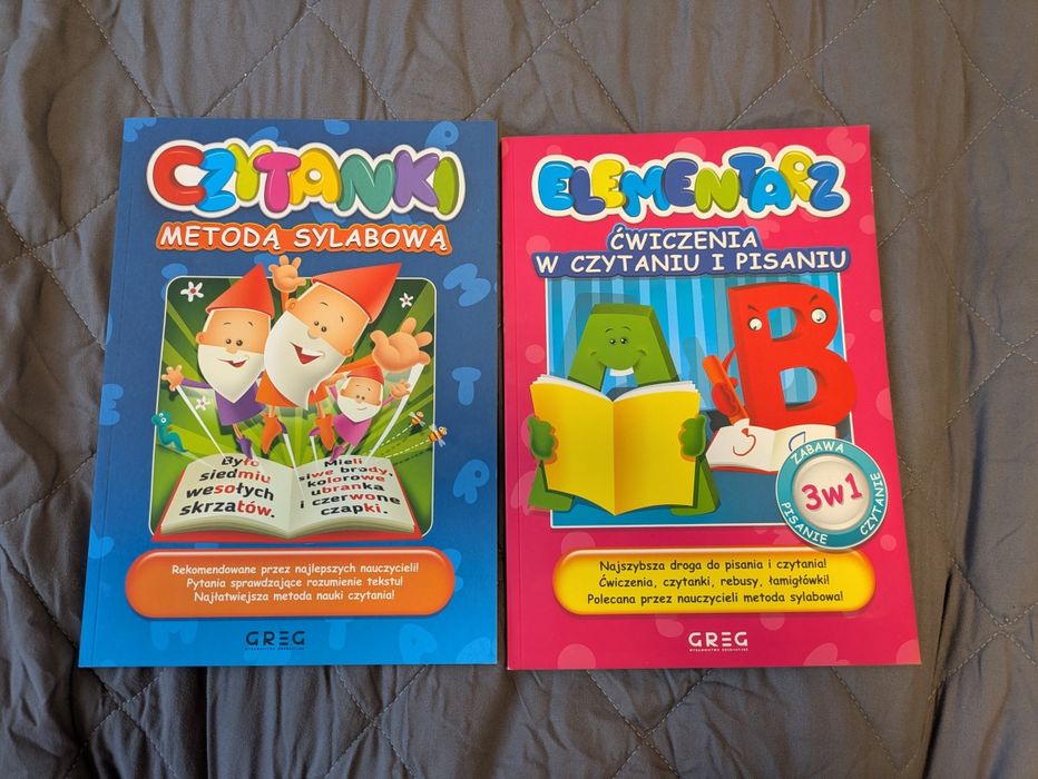 Czytanki metodą sylabową. Elementarz.