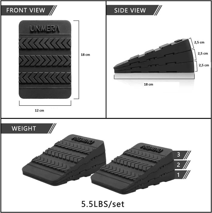 Cunhas de borracha para ginásio - UNMERA