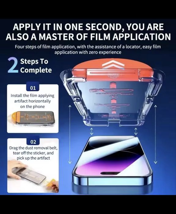 Захисне скло для Iphone 15 pro самоклеюче, скло для Iphone 11