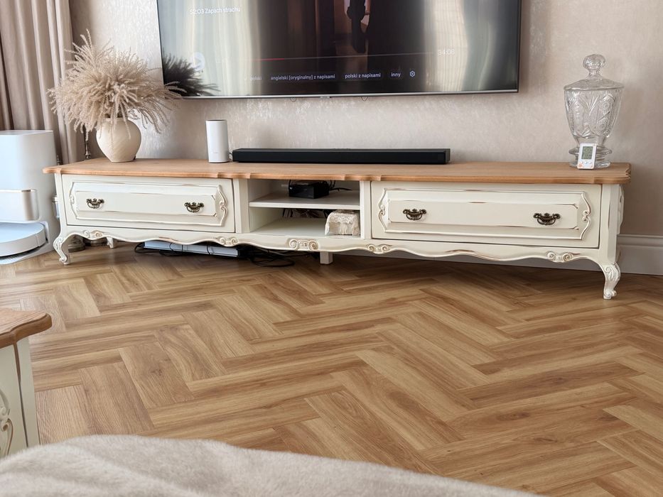Komoda RTV dębowa