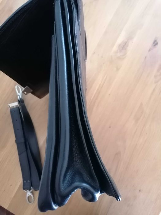 Elegancka teczka skórzana (unisex)