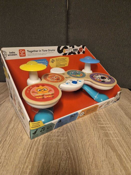 Hape - Baby Einstein - Magiczna dotykowa perkusja 800900. Nowy