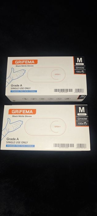 Luvas Nitrilo Tamanho M  Caixa de  100unid