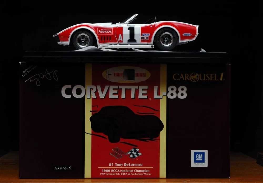 Corvette L88 #1 Tony DeLorenzo 1969 Carousel1 1:18