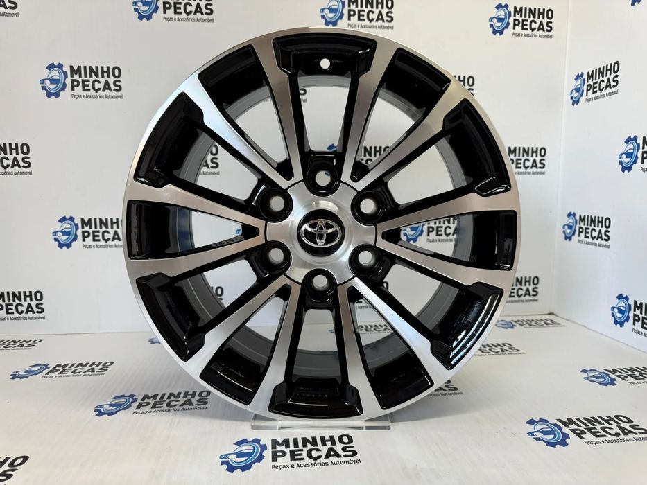 Jantes Look Toyota Hilux em 17 (6x139.7) Preto e Polido