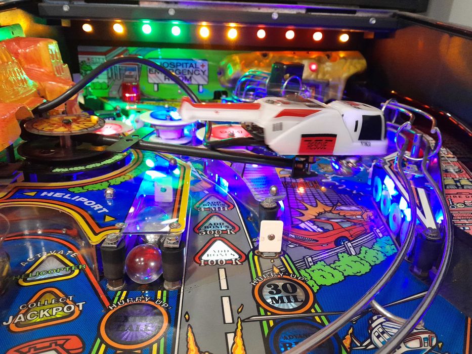 Pinball / Flippers GOTTLIEB Rescue 911 - Apenas TROCA !