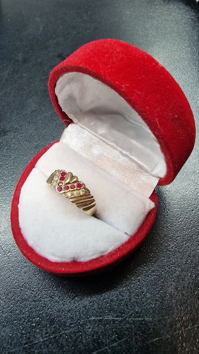 ZŁOTY pierścionek 14K pr.585 rozm.14 Komis Madej Sosnowiec