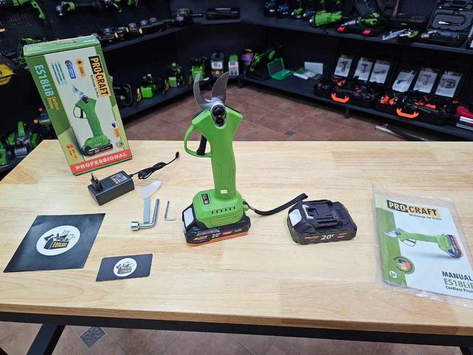 Потужний Секатор  2 Акб 2.0Ah + Гарантія Для гілок різної товщини