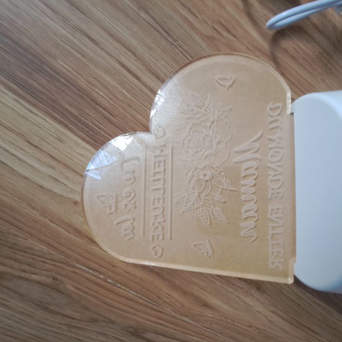 Lampka serce z napisem "Jesteś najlepszą mamą na całym świecie"