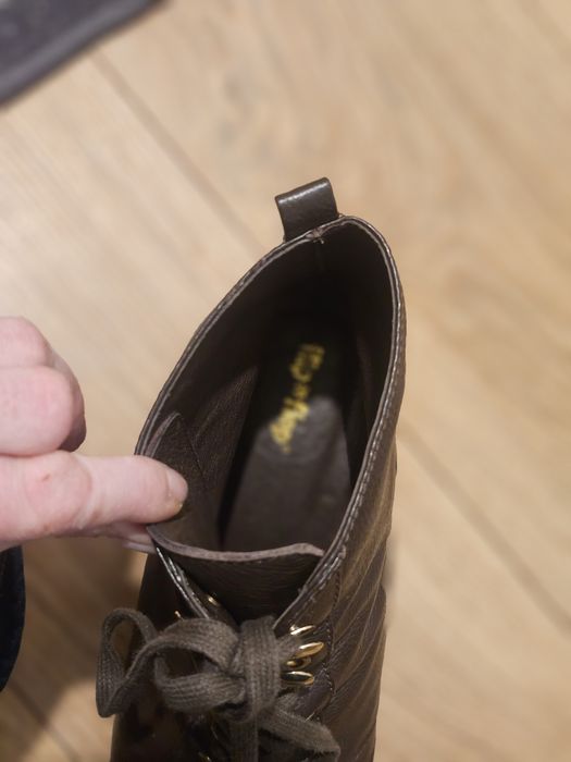 Botki skórzane (naturalna) 42 Flip Flop ( jak łyżwy)