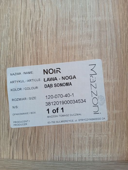 Ława mocna rozkładana