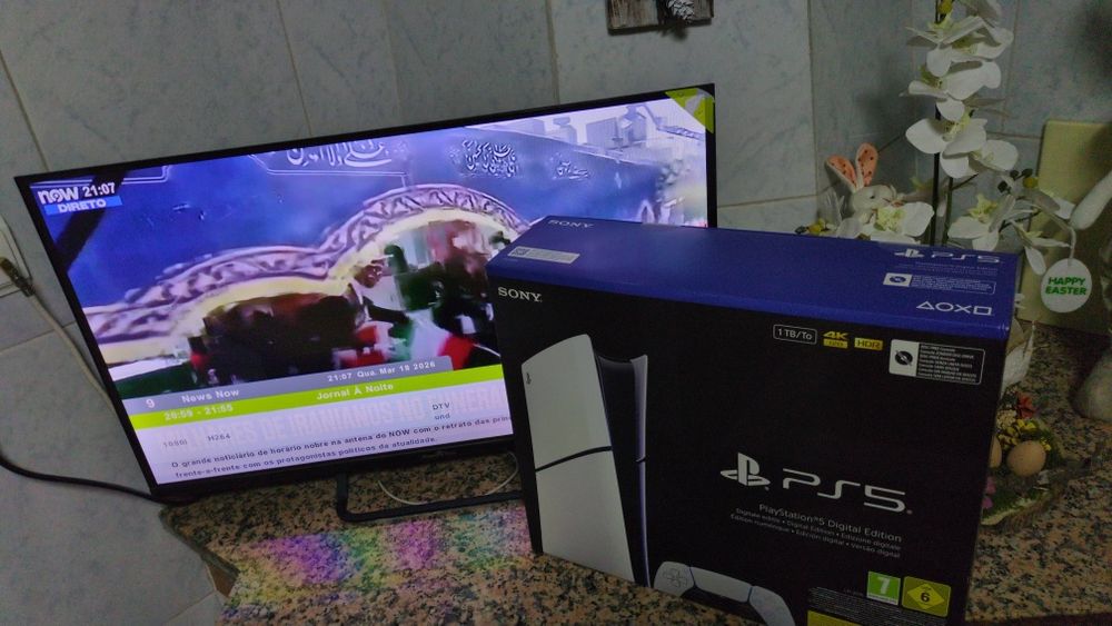 NOVA e SELADA Consola PlayStation 5 (PS5) Slim 1TB (3 ANOS de GARANTIA