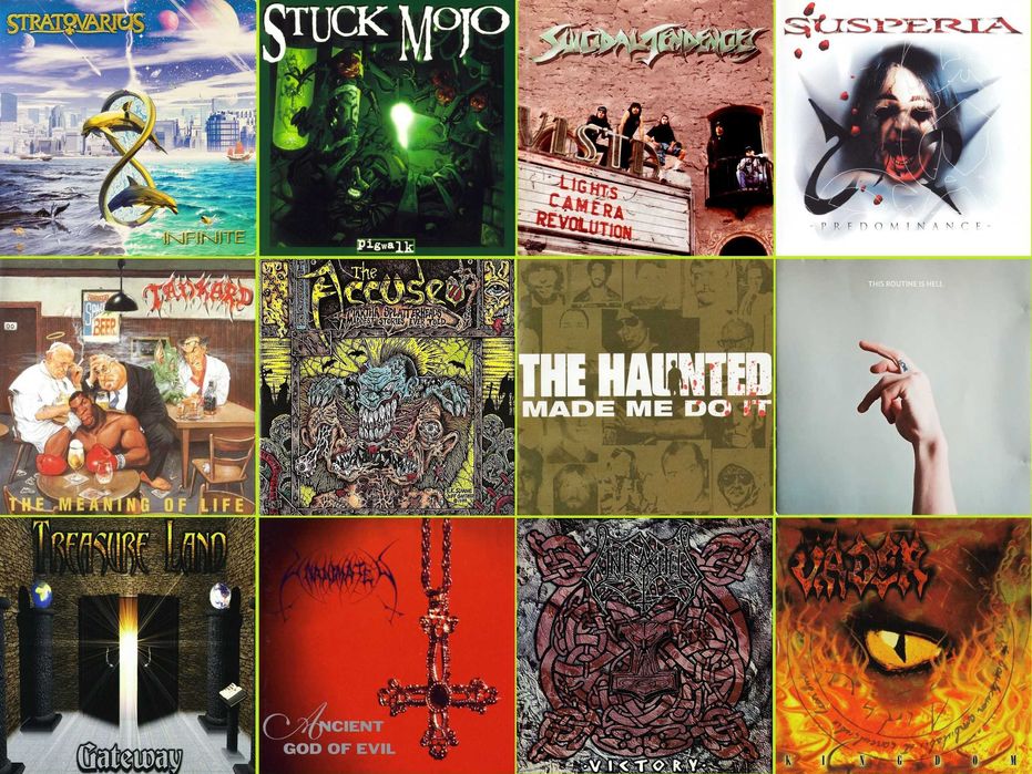 116 CDs - METAL - Muito Bom Estado