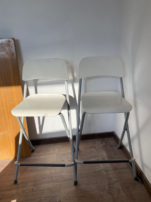 Krzesło ikea franklin, hoker, bialy