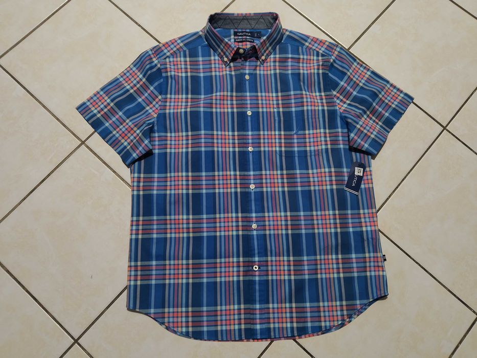 NAUTICA USA - NOWA! z LOGO i Metkami Koszula Męska krótki rękaw XL
