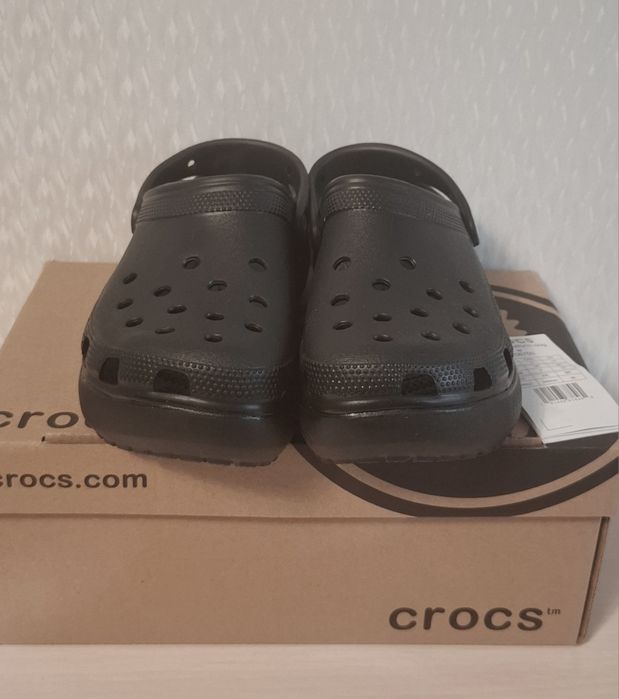 Жіночі крокси Crocs Jibbitz Classic Platform Clog  37-38 (W7) 23 см