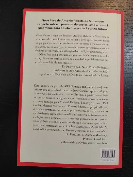 (Env. Incluído) Da Reforma do Capitalismo de António Rebelo de Sousa