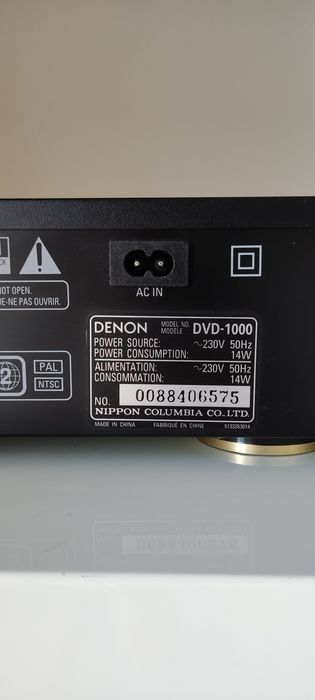 DVD Audio/Video Player Denon DVD 1000