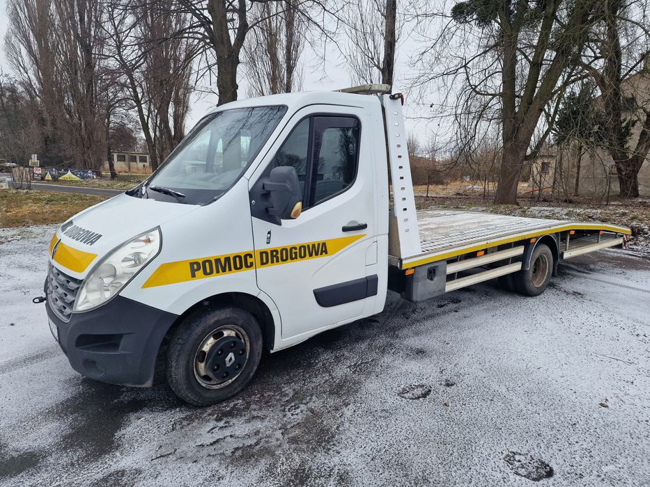 Renault Master laweta 5,4m bliźniak specjalny pomoc drogowa