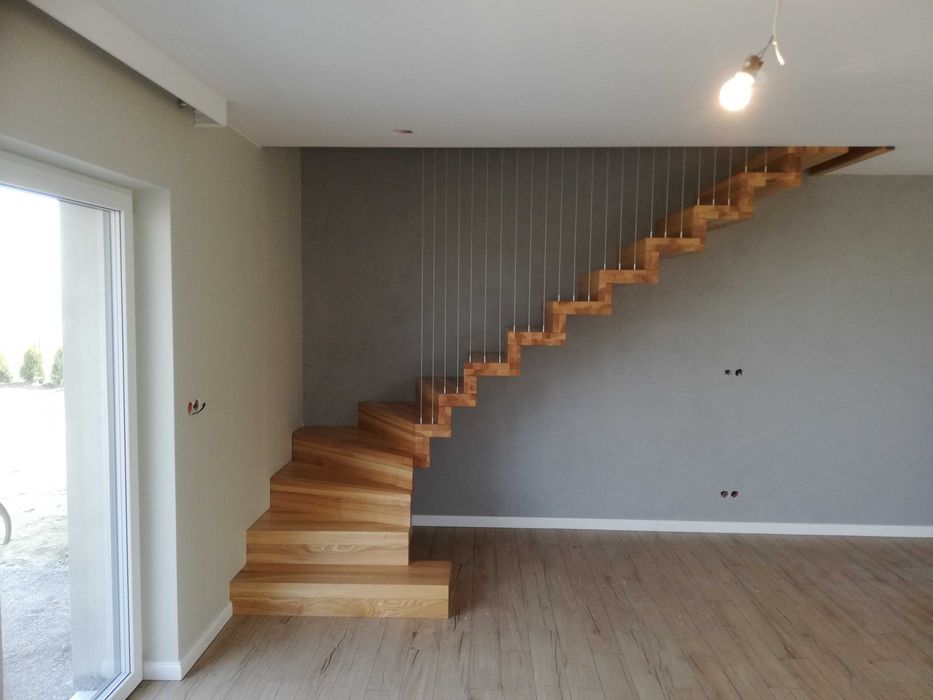 schody drewniane, dywanowe i na beton