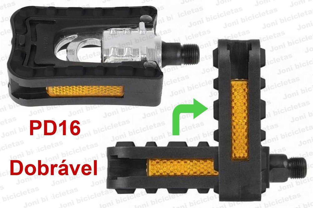 Pedais de bicicleta dobrável, de passeio, pasteleira, BMX, MTB