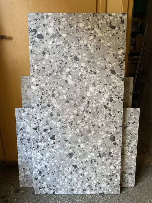 5 x Płytki terrazzo, lastryko, szare Casalgrande Padana KOMPLET