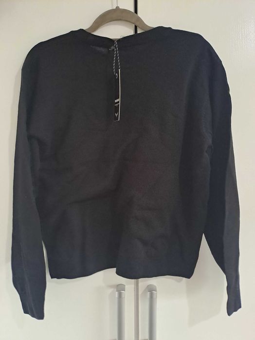 Sweter czarny świąteczny