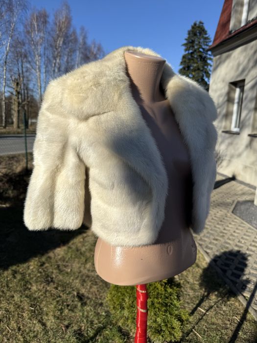 Bolero z norki rozmiar xs-s