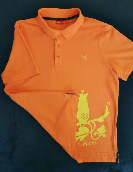 Koszulka polo PUMA łososiowa Ladies L