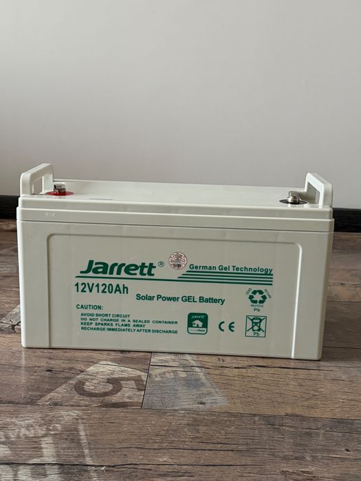 Акумулятор гелевий Jarrett 12 V 120 Ah