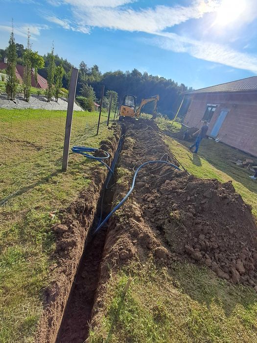 Usługi minikoparką