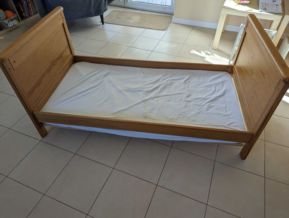 Drewniane Łóżeczko Mammas and Papas dziecięce 140*70- transformers