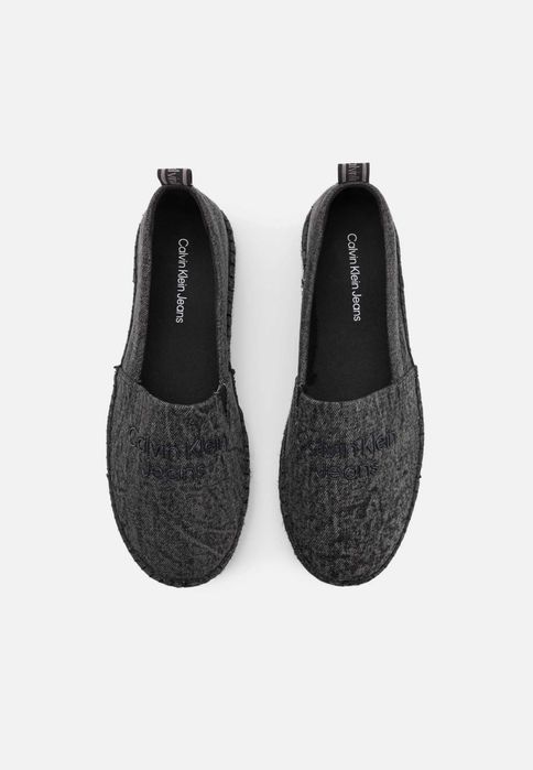 Calvin Klein Jeans espadryle  , szary jeans  rozm. 45  ,  28,5 - 29 cm
