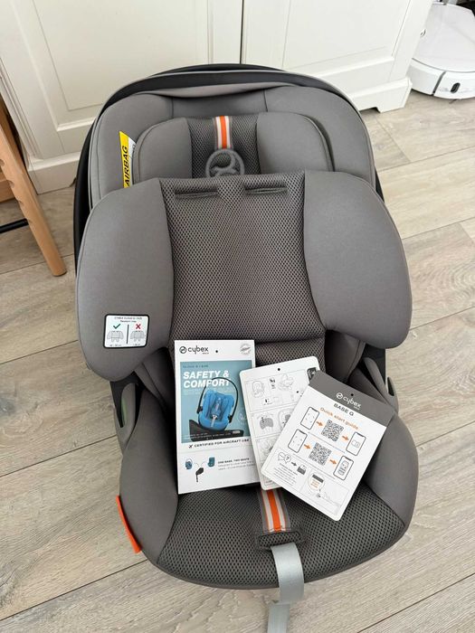 Fotelik samochodowy nosidło CYBEX Cloud G i-size + adaptery do wózka