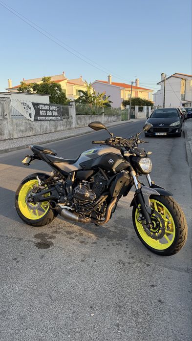 Yamaha mt 07 2017 24.000 kms