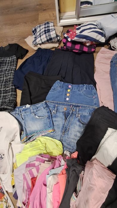 Великий пакет речей для дівчинки 7-9років