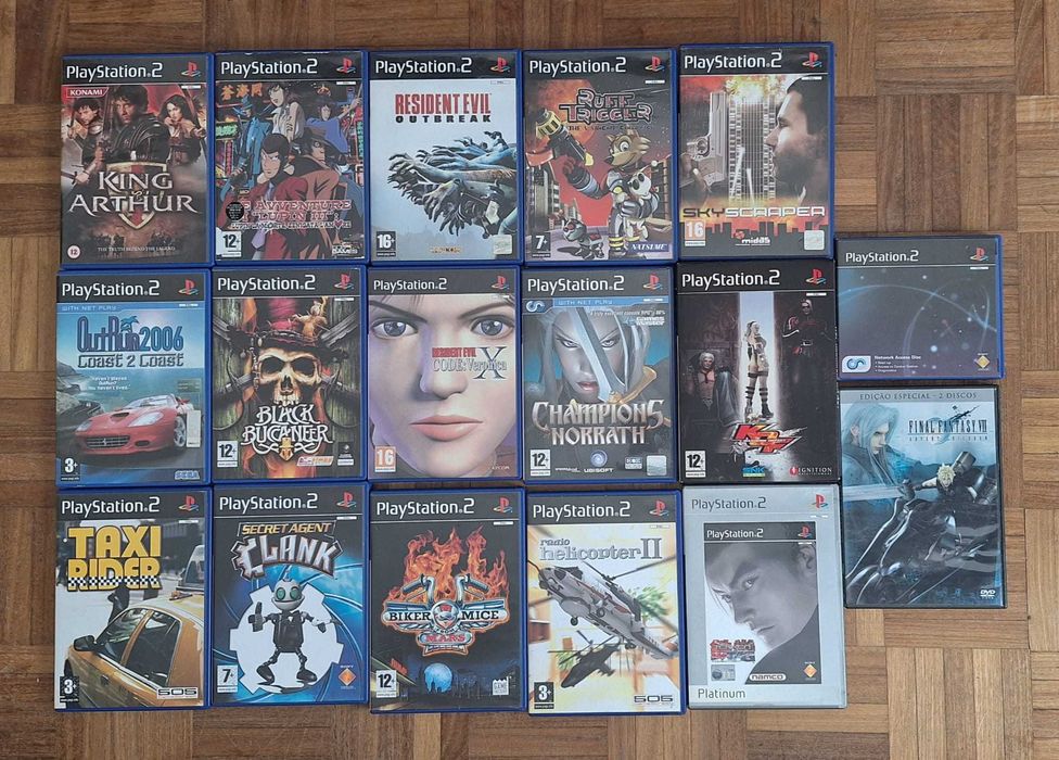 Grande Lote PlayStation 2 [PS2] - JRPG, Survival Horror, Fighting